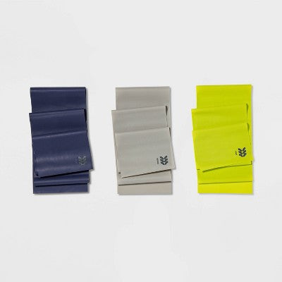 Flat Band Kit Blue - ™: Medium Resistance, Total Body Workout, Latex