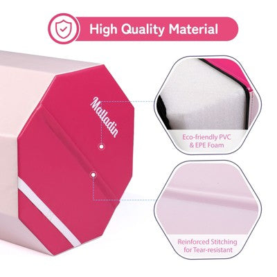 Matladin 20"x20" Gymnastics Octagon Skill Shape Tumbling Backbend Trainer Exercise for Preschool Kids Gym