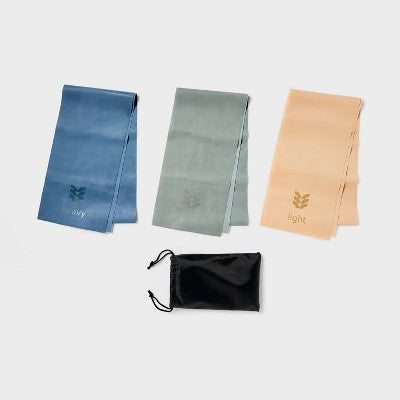 Premium Flat Band Kit - ™: Latex Resistance Bands, Medium to Heavy
