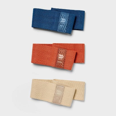 Fabric Round Hip Band Set - ™: Polyester Rubber Resistance Bands