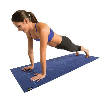 GoFit® Complete Yoga Kit with Yoga Mat, Foam Block, Strap, Yoga Pose Wall Chart, and Carrying Bag Secondary image