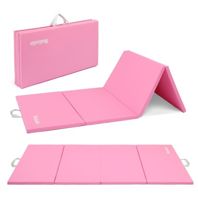 Matladin Folding Gymnastics Mat for Kids,PU Leather Gym Exercise Mats for Tumbling, Cheer, Yoga, Fitness, Pilates and Martial Art Main image