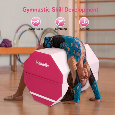 Matladin 20"x20" Gymnastics Octagon Skill Shape Tumbling Backbend Trainer Exercise for Preschool Kids Gym